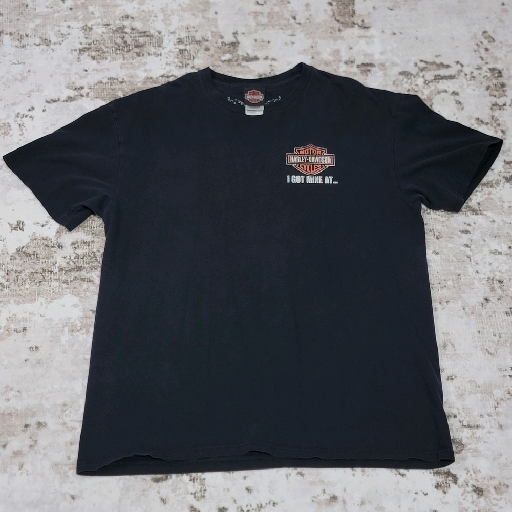 VNTG Harley Davidson T-Shirt Ehrending's Fort Wayne New Haven Biker Indiana XL